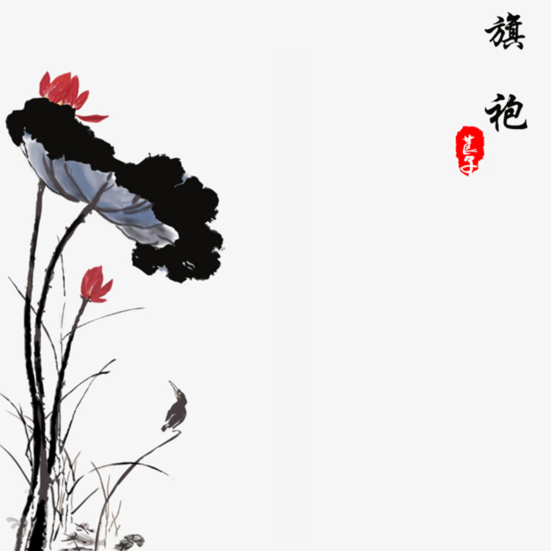定制旗袍连衣裙量身订做来料来图加工平裁古法一片式纳兰私人定制