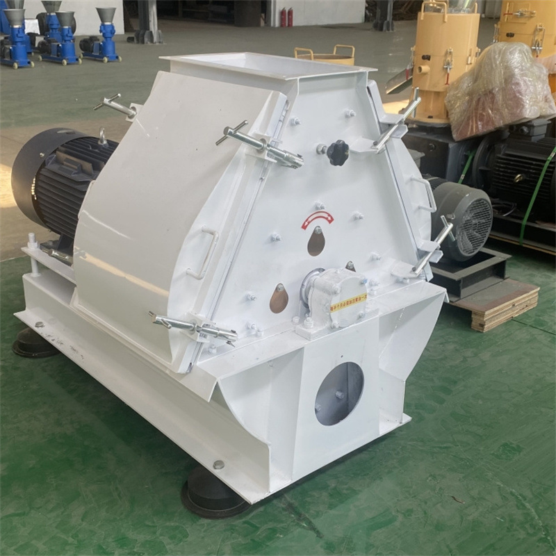 大型水滴形稻壳谷物磨粉机 养殖场玉米黄豆粉碎机 木片锯末粉碎机