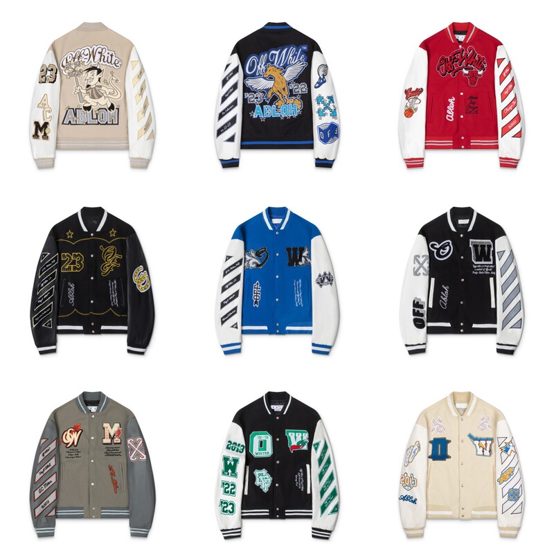 2024 New Embroidered Leather Baseball Uniforms European and American Trendy Brand Men's and Women's Youth Street Fashion Jackets