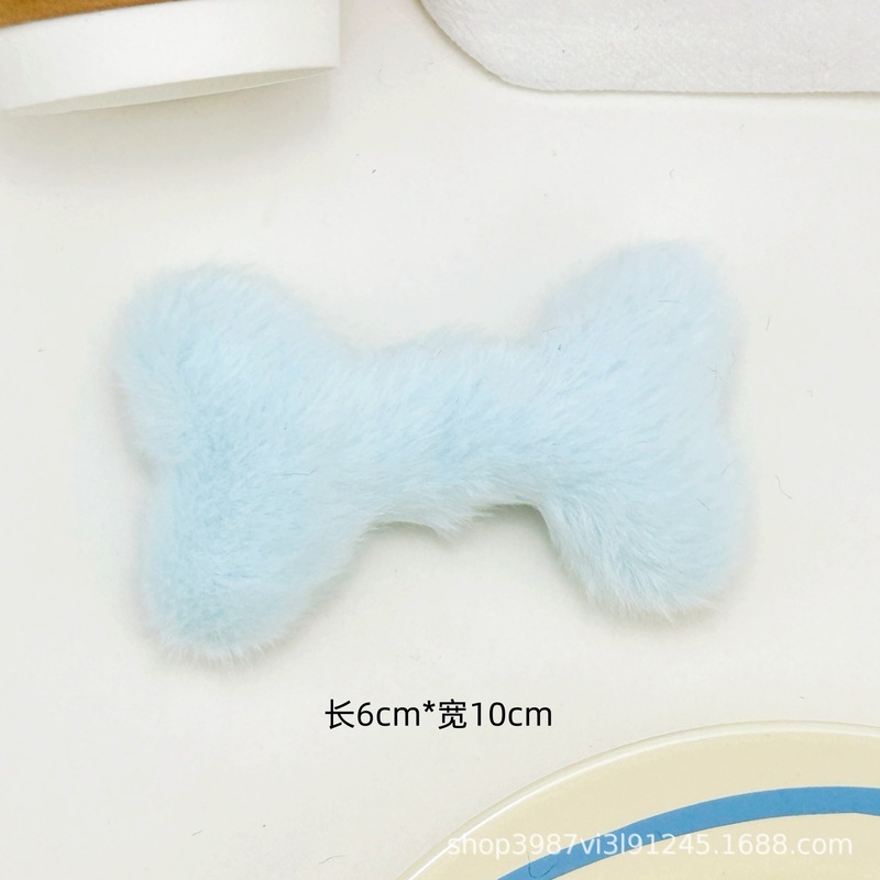 トレンディでクールなヨーロッパミンクカラー子犬の骨ブローチソフトかわいいクリエイティブ骨 diy 衣類靴と帽子ペットのおもちゃアクセサリー|undefined
