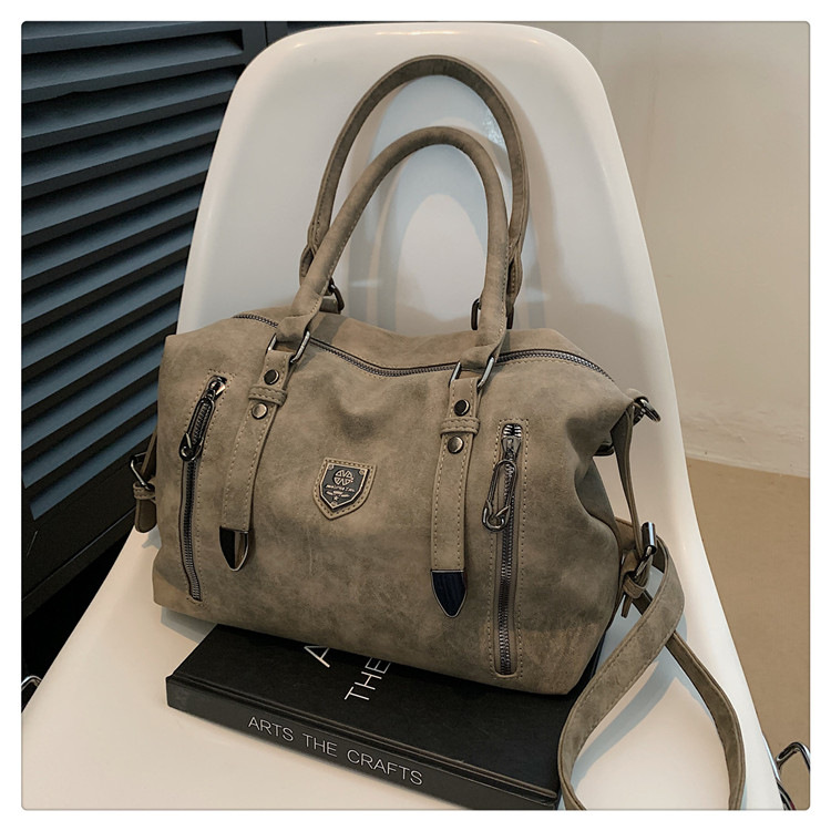 New cross-border foreign trade women's bag 2024 Retro casual handbag, European and American trend single-shoulder crossbody bag, tote bag for women undefined