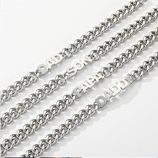 Amazon Hot Sale Stainless Steel Bracelet Dad/New Dad/Stepdad/Son's Birthday/Anniversary Gift