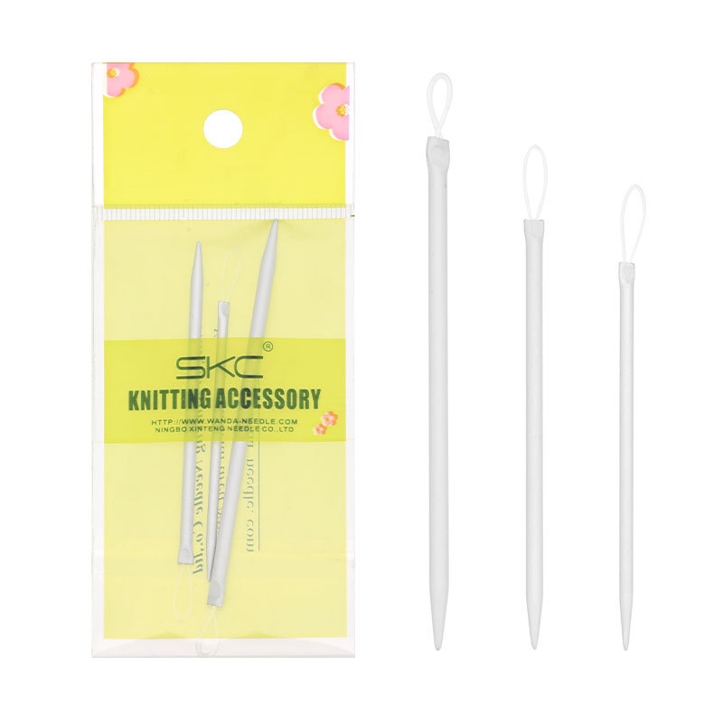 SKC varilla de hilo de nylon aguja varilla de aluminio colorido traje de aguja suéter de punto grueso herramienta de tejer aguja