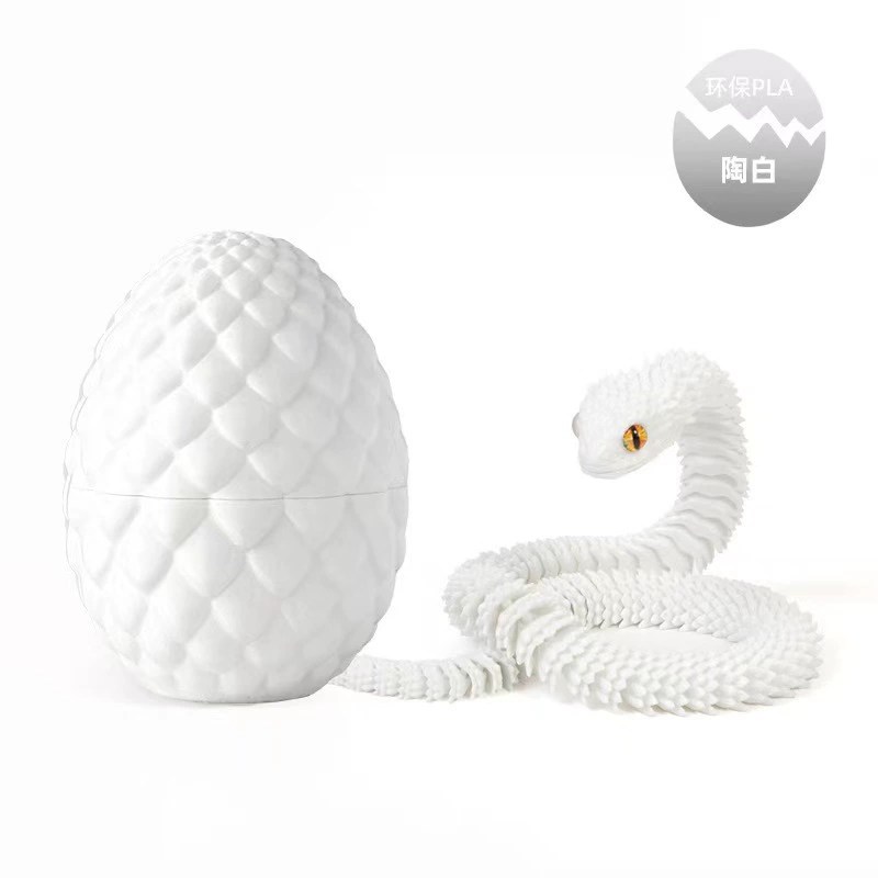 3D-печатная игрушка-змейка, Год Змеи, суставная 30 см, разноцветная коллекционная