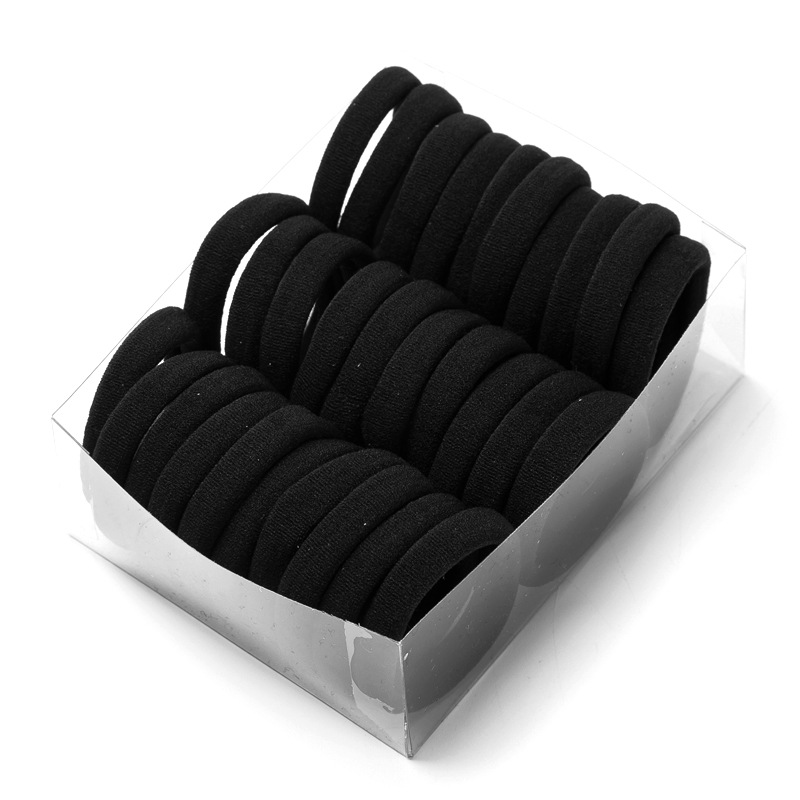 Estilo coreano accesorios para el cabello gran tamaño mediano Pequeño anillo de toalla alta elástica grande grueso anillo de pelo sin costura