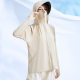 Sunscreen Clothing Women's Summer Original Yarn Lightweight Ice Silk Coat upf50 Outdoor Fashion Loose with Cool Skin Clothing