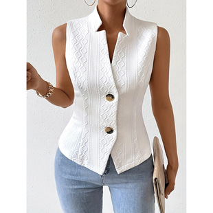 K 41219 Women's V-neck sleeveless vest Ůʿ V�I�o���R��