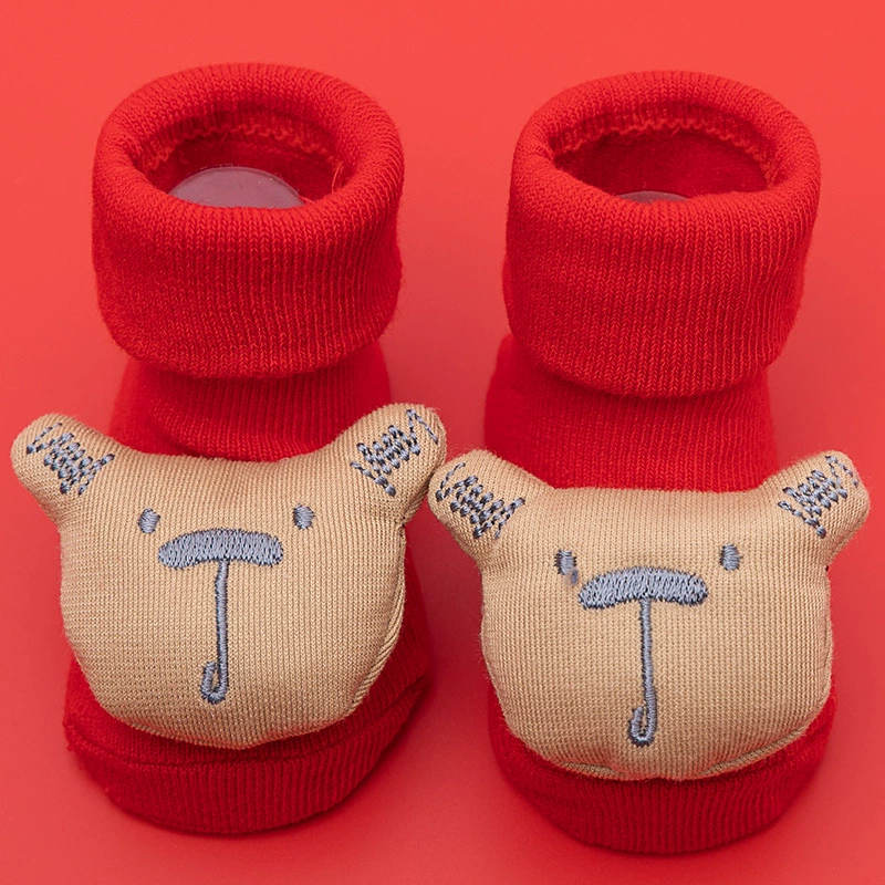Children's autumn non-slip cartoon socks for new born