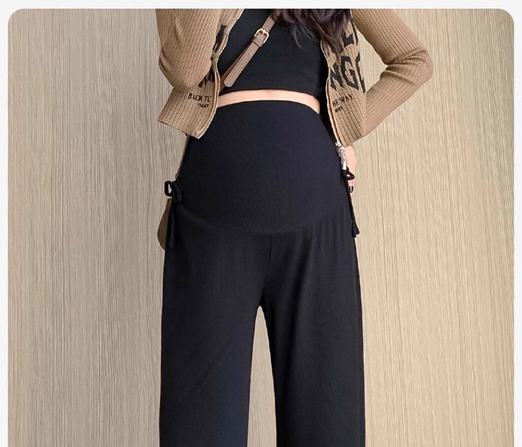 Pantalon de grossesse large et fluide décontracté été_voghion.com