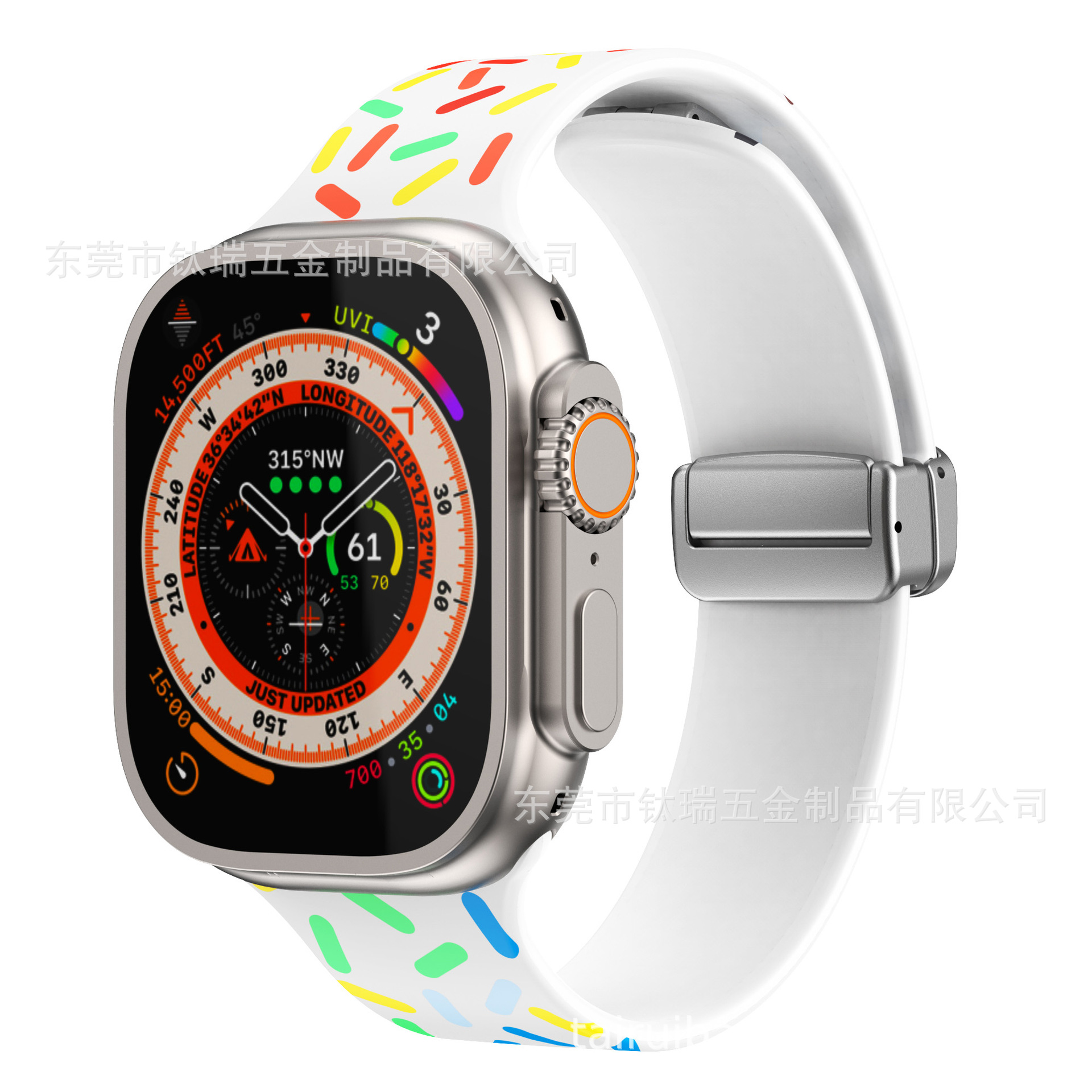 苹果彩虹表带官方款