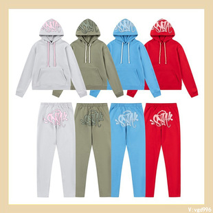 [High Version] Cross-border foreign trade wholesale European and American hip-hop street fashion brand hoodie sweater long pants suit