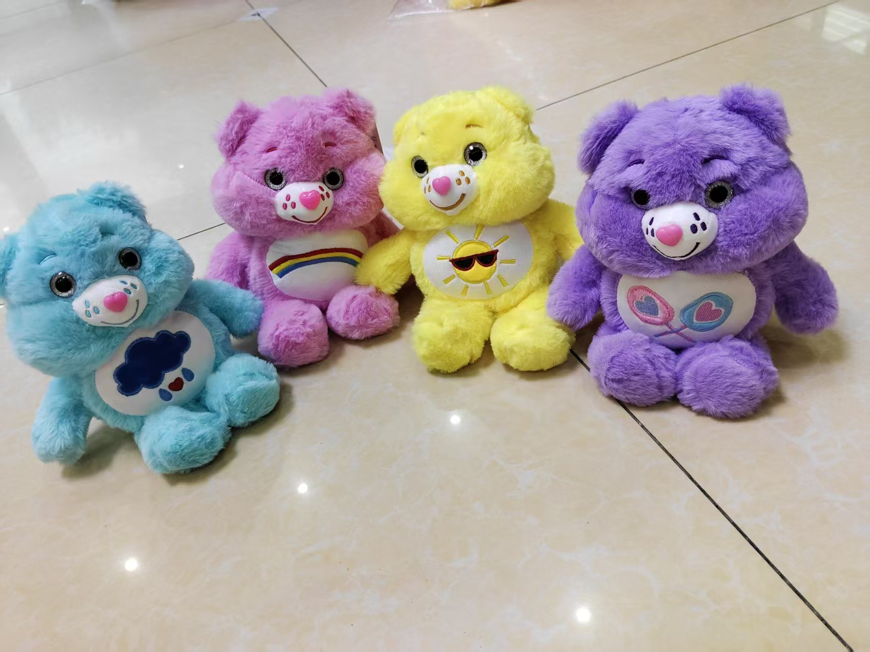 Transfronterizos arco iris osos grandes juguetes de peluche amor osos muñecas engordados para aumentar la muñeca arco iris osos peluche