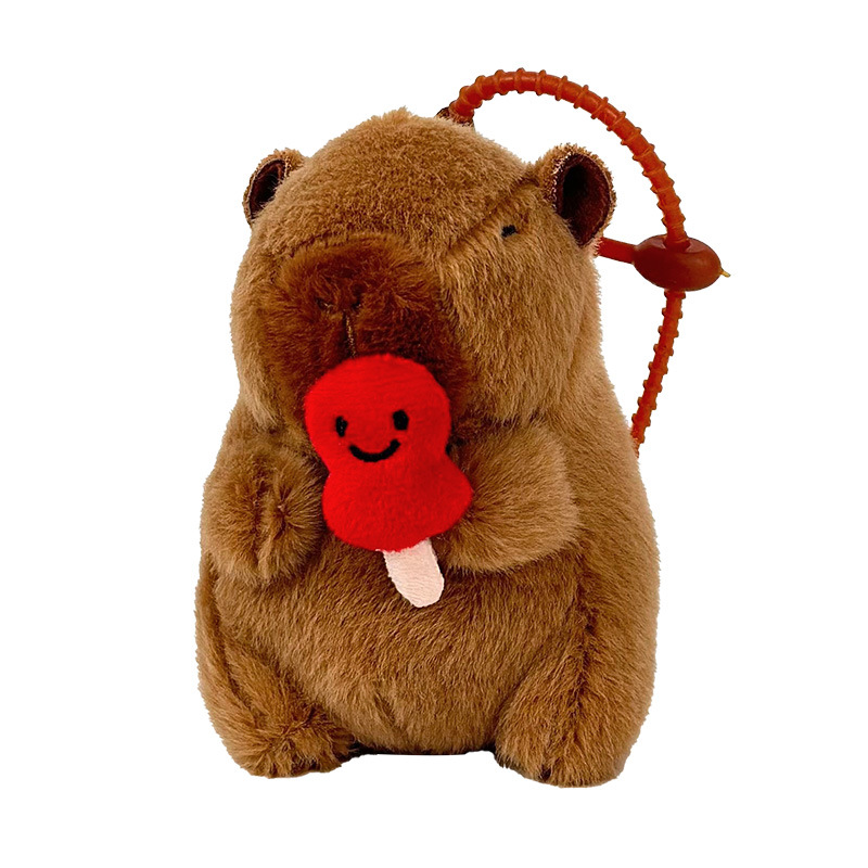 Año Nuevo Capibara muñeca Dolphin pelúcia colgantes feos Dolphin Jun bolsos pelúcia colgantes al por mayor