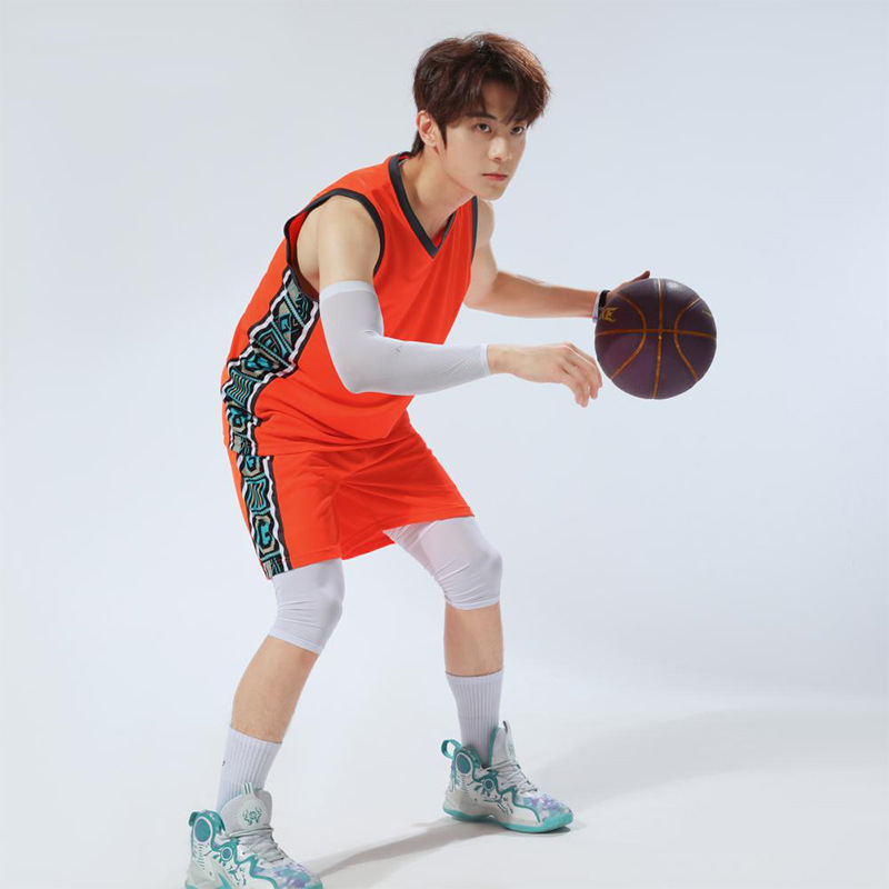 Basketball Uniform Set Printed Student Team Game Training Uniform American Professional Sports Basketball Jersey Training Camp Team Uniform