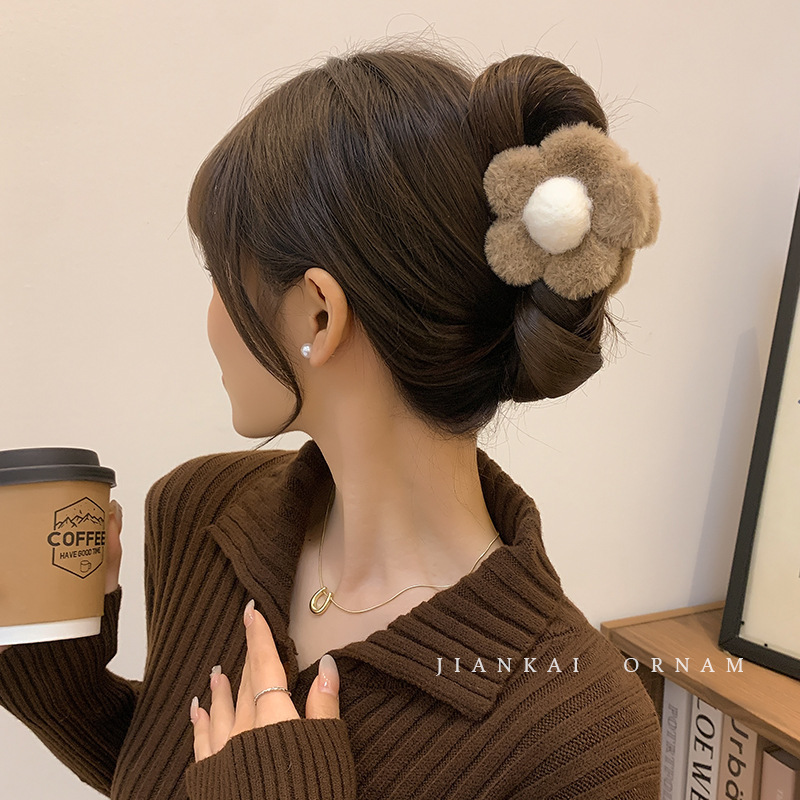 2025 nueva pinza de tiburón, más adecuado para mujeres, horquilla de la parte posterior de la cabeza de verano, pinza de agarre grande, horquilla de tocado