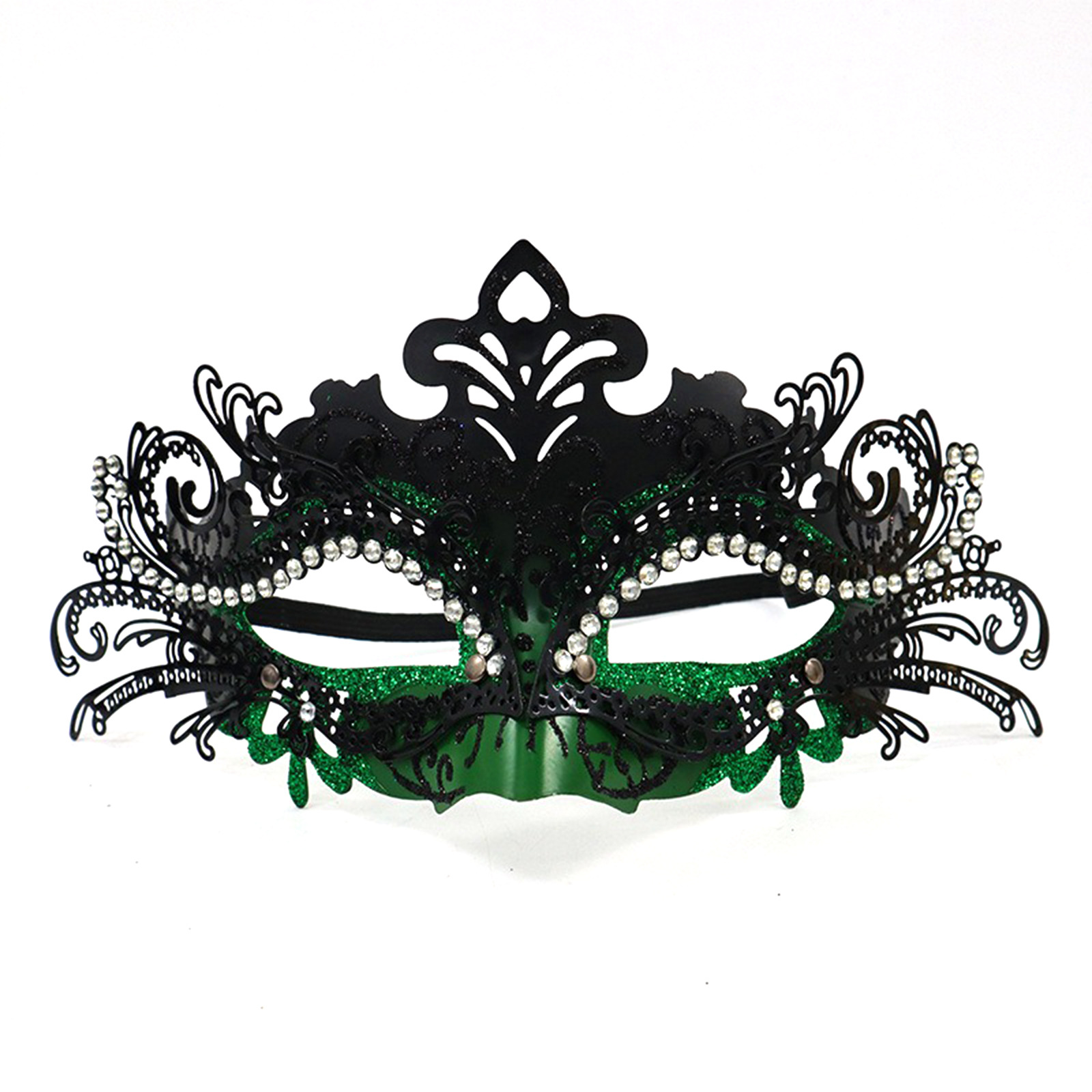 Ventas transfronterizas máscaras de hierro forjado de plástico de alta calidad máscaras de maquillaje de plástico pintadas máscaras de carnaval