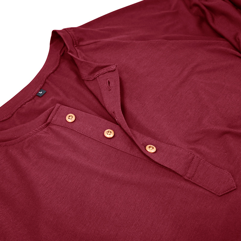 autumn and winter men's long-sleeved T-shirts, men's bottoming shirts, men's t-shirt clothing processing_voghion.com