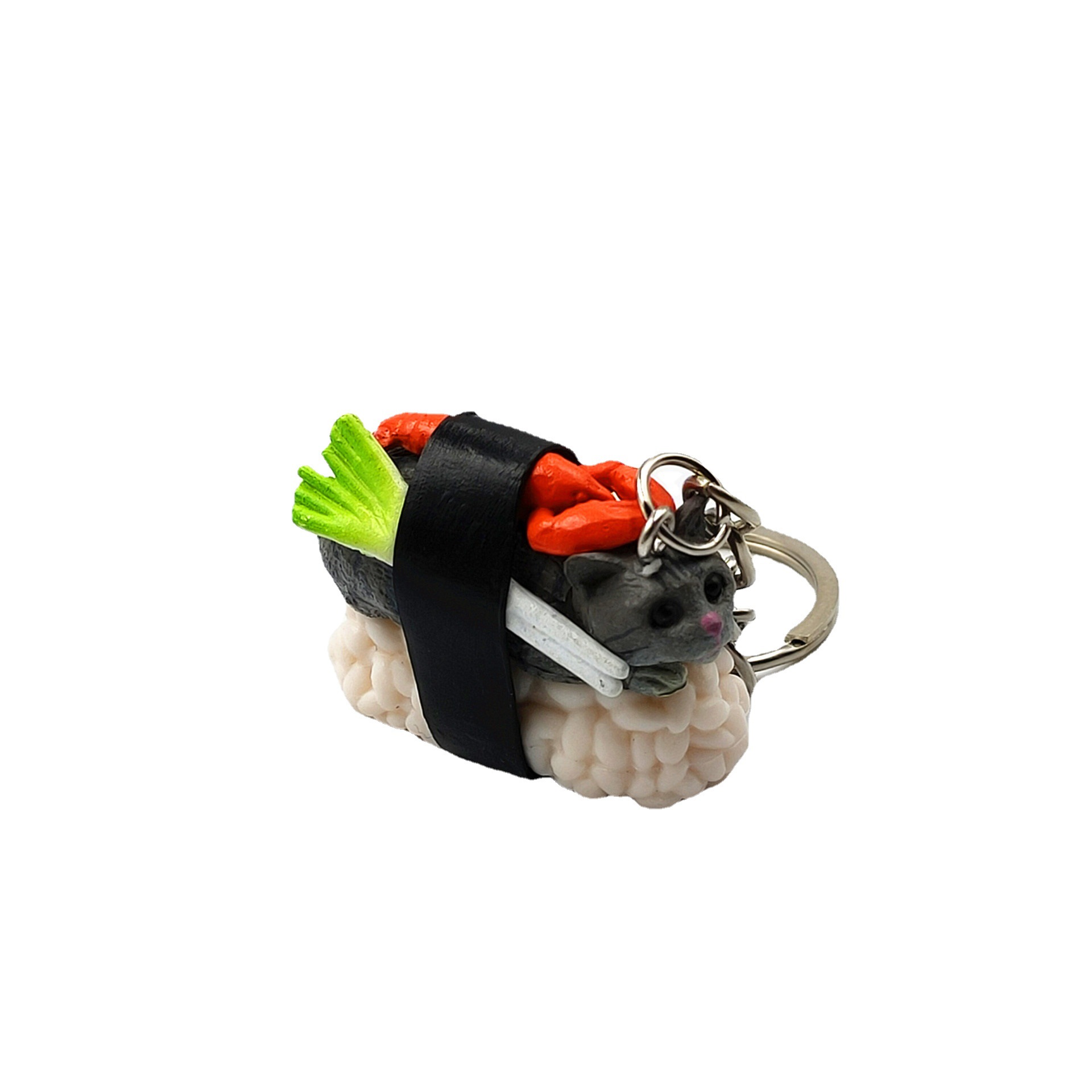 Único de dibujos animados sushi gato muñeca llavero bolsa ropa colgante pequeño regalo transfronterizo suministro