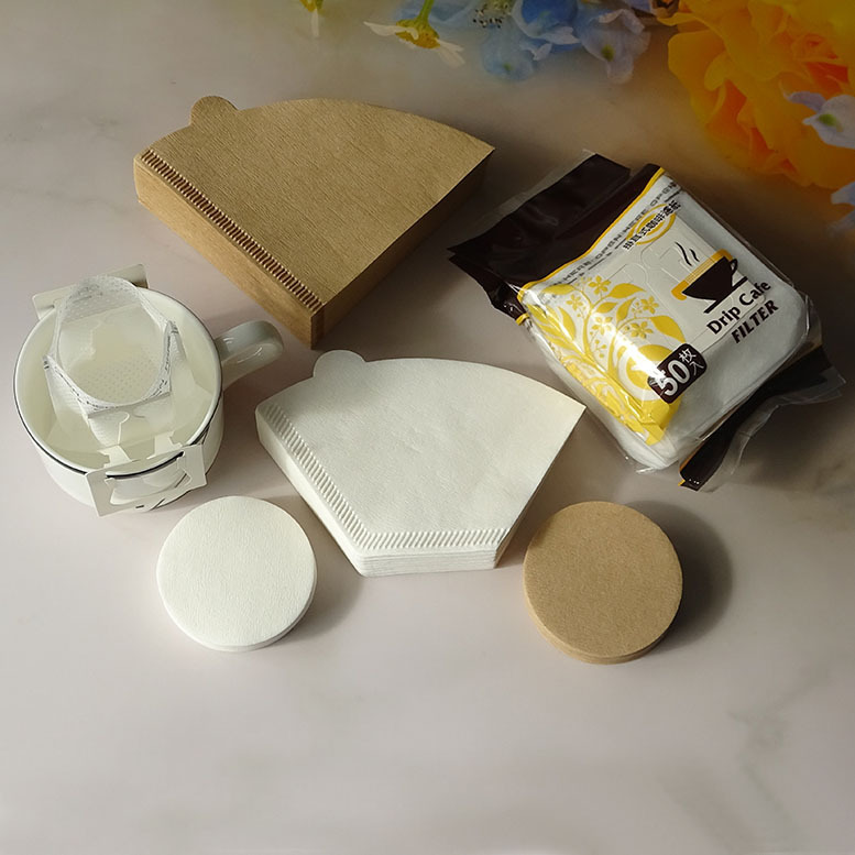 Hand-Brewed Coffee Filter Paper Hanging Ear Filter Bag Coffee Machine Filter Moka Pot Filter Paper V60 Conical Filter Cup Filter Bag
