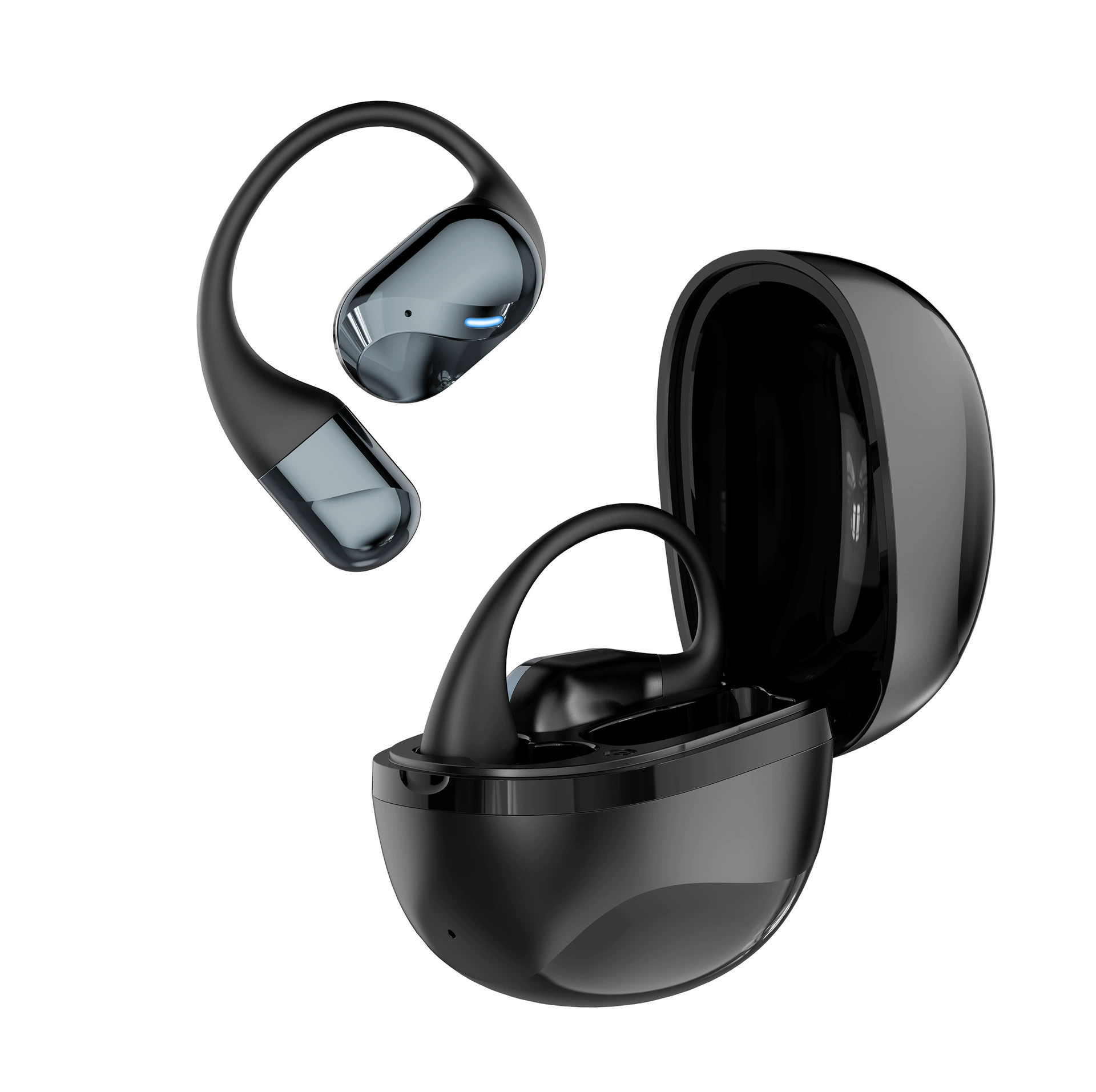 OWS беспроводная Bluetooth-гарнитура наушник с креплением за ухо, открытые наушники 5.3, большой объем, стерео окружение