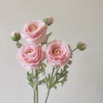 手感保湿花毛莨 洋牡丹客厅卧室餐桌花装饰品酒店花艺假花仿真花