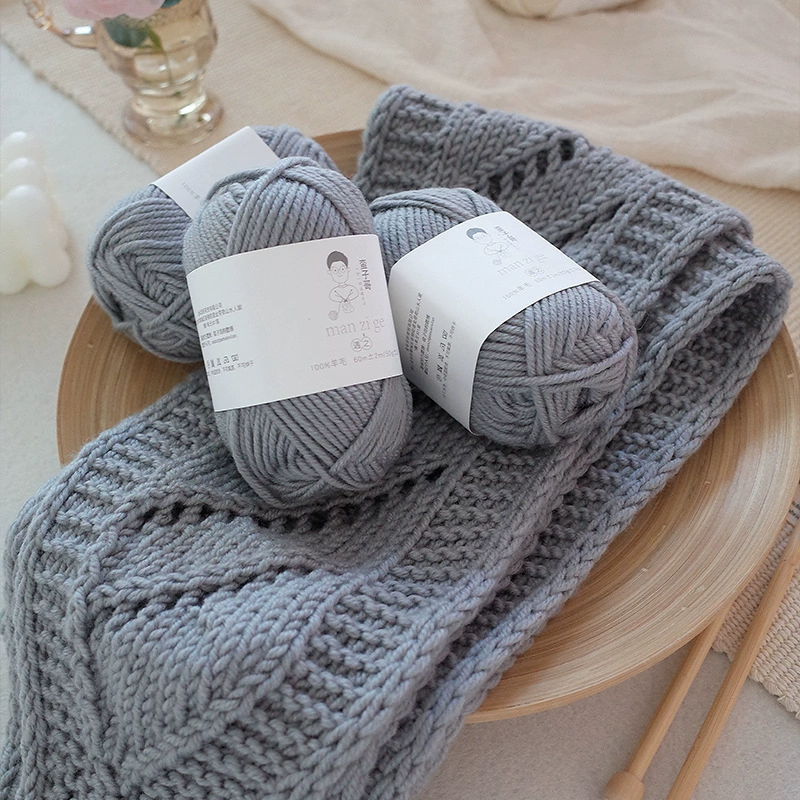 Woolen woven sweater handmade, comfortable scarf