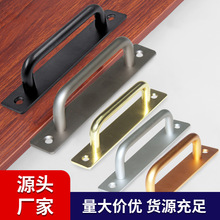 铝合金门把手免打孔玻璃门防盗门室内门窗阳台推拉门明装大门拉手