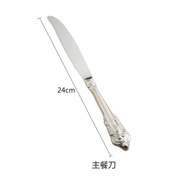 Main table knife solid handle