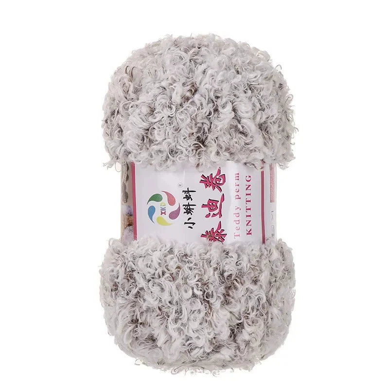 Кати Teddy Rolling Wool Warbur twisted basket Teddy dog special line Korean blog lord three DIY handmade hook needles
