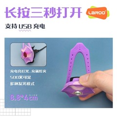 LaRoo Lino Aurora Glow Dog Collar Pendant Charger Pet Night Glow Anti-Lost Medium to Large Dog Night