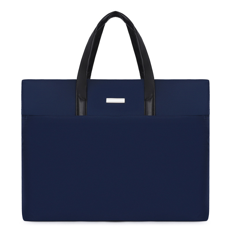 Bolso de mano de hombre transfronterizo de gran capacidad portátil con cremallera archivos bolso de computadora de viaje de negocios bolso de ocio