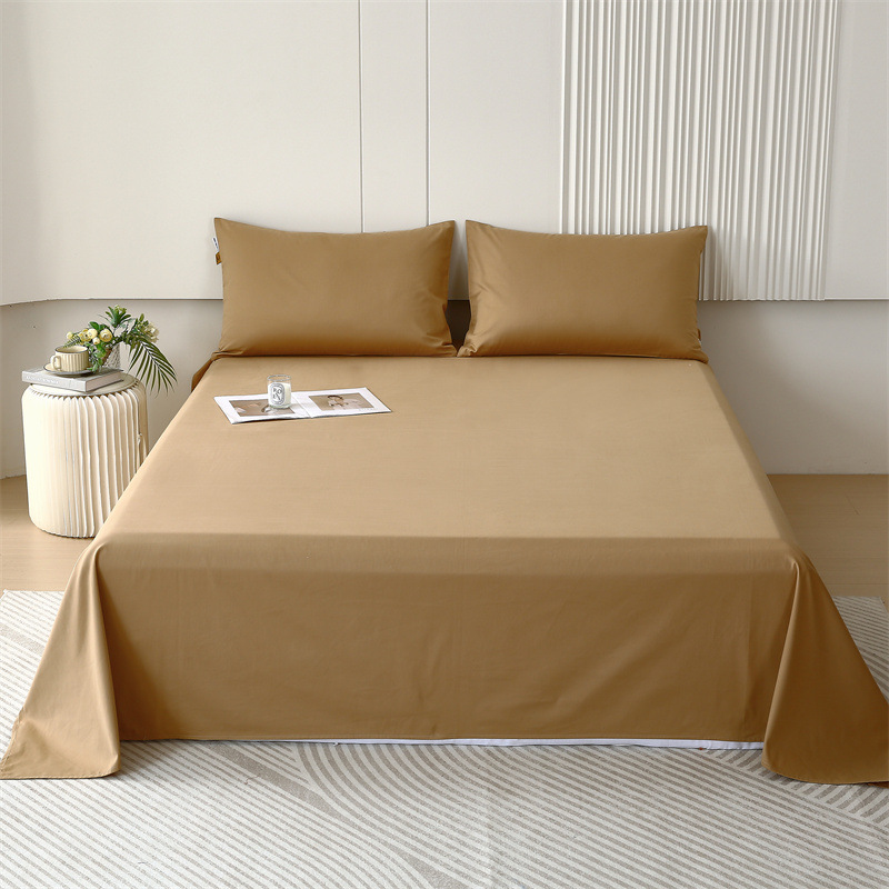 Sábanas de algodón moderno simple 100% sábanas de algodón monocolor sábanas de algodón madre y bebé sábanas de algodón