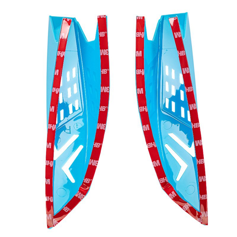 Casco de la motocicleta decoración de la esquina de la calle frita sharp herramienta motocicleta scooter eléctrico coche casco cuerno para llevar esquina