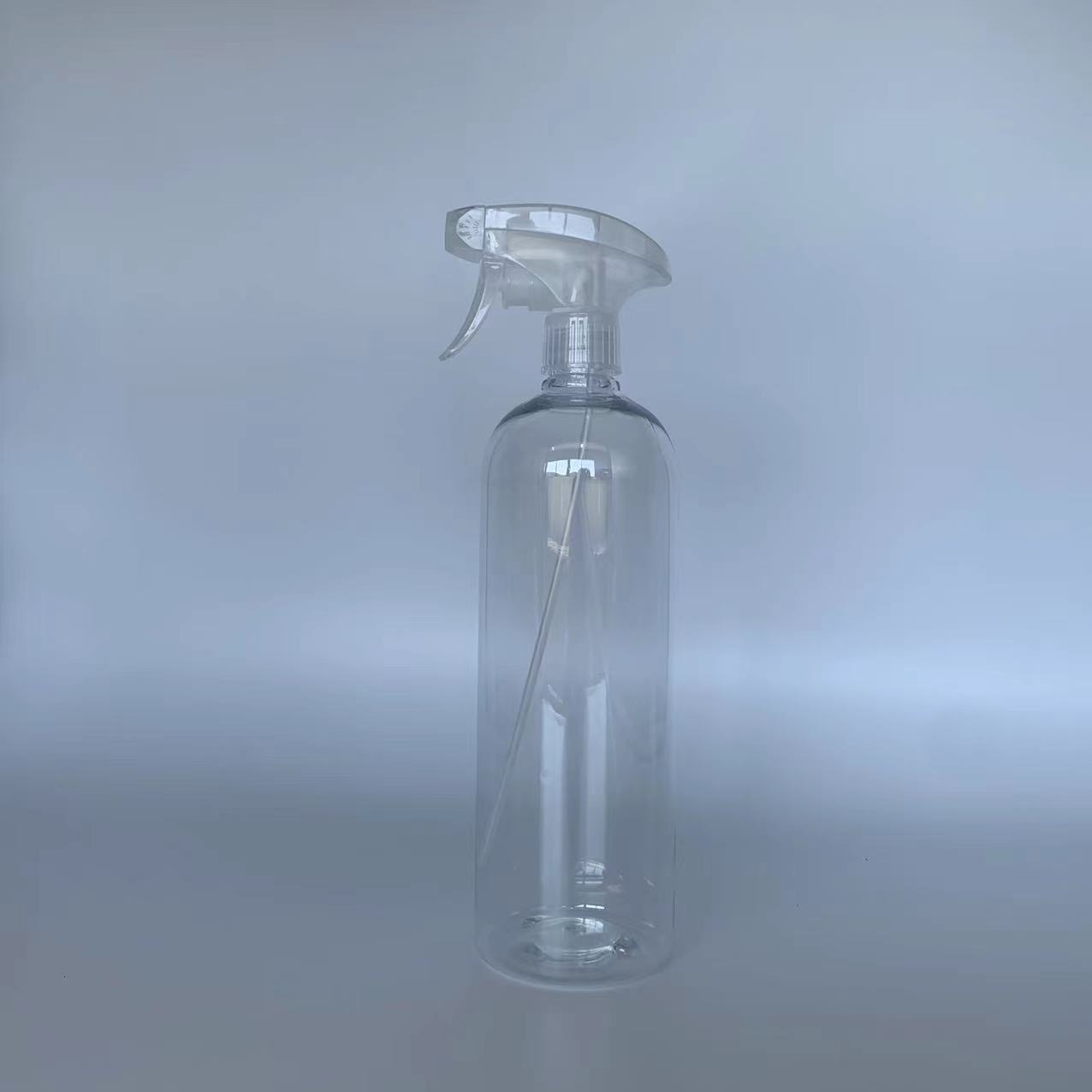 供应1000mll双罩全塑喷枪瓶消毒水浇花洒水喷壶PET油污清洁剂瓶