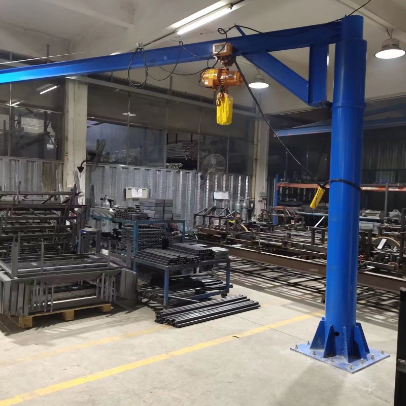 立柱式电动旋转悬臂吊起重机小型独臂吊架1吨2吨3吨5吨手动单臂吊