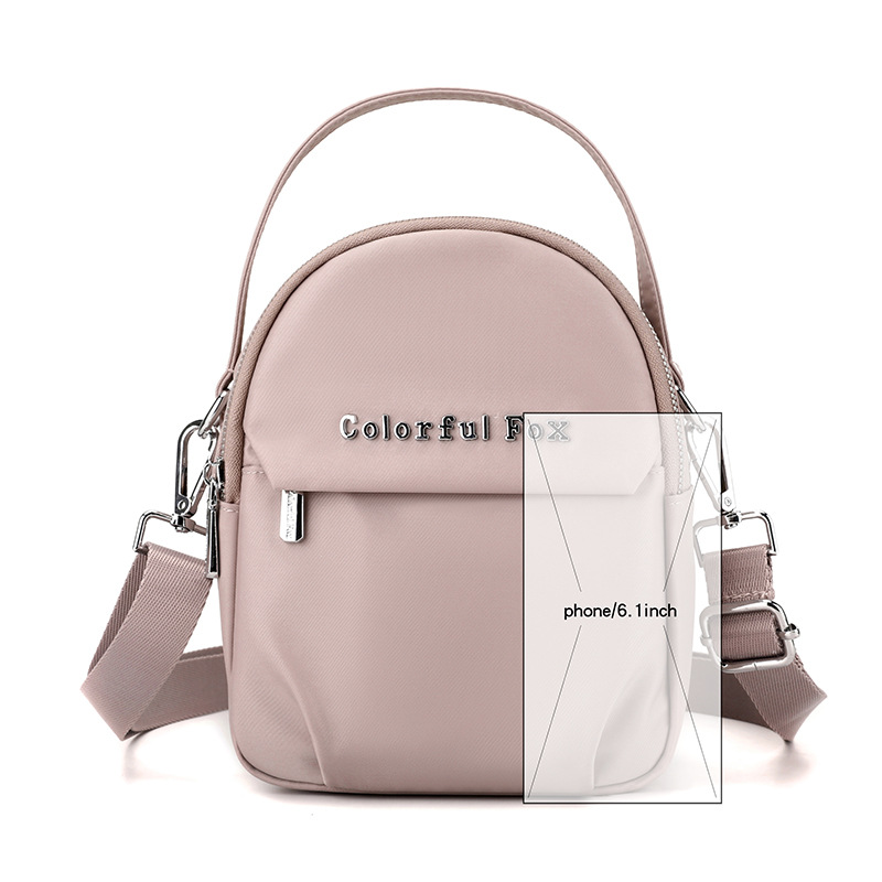 Colorful Fox women's Korean version fashion trend multi-layer shoulder minimalist phone key crossbody bag_voghion.com
