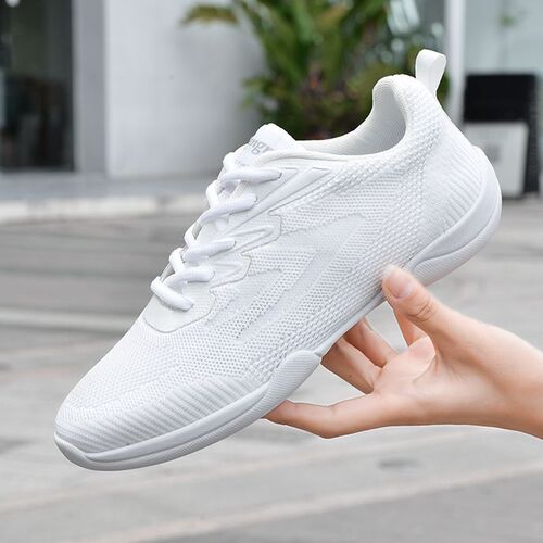 Yingrui cheerleading shoes women's competitive fitness competition shoes men's training shoes cheer dance shoes children's aerobic dance shoes mesh upper