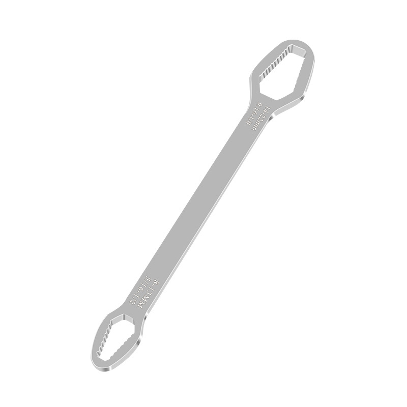 Llave de ciruela multifuncional multi-propósito universal de doble cabeza gafas de auto-apriete 8-22mm traje llave móvil