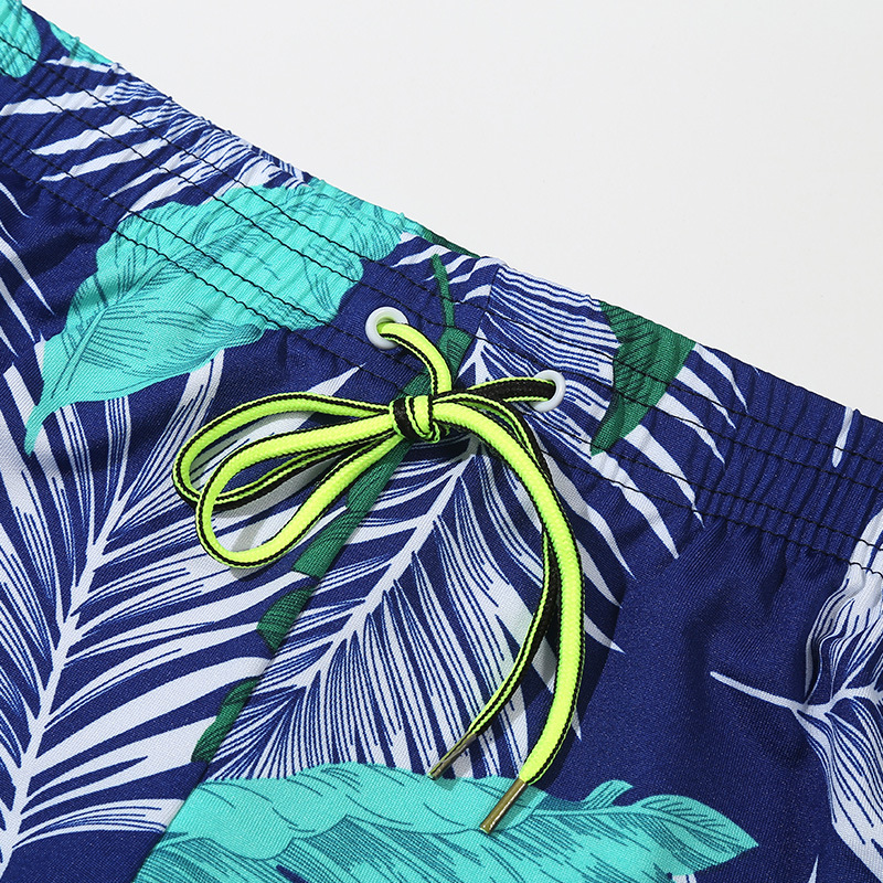 Bañadores de natación de talla grande para hombres adultos cómodos transpirables anti-vergüenza pantalones cortos de playa moda impresa bañador de aguas termales al por mayor