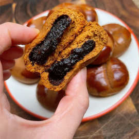 红枣枣沙饼办公室糕点解馋即食传统糕点点心代餐枣泥糕休闲小零食