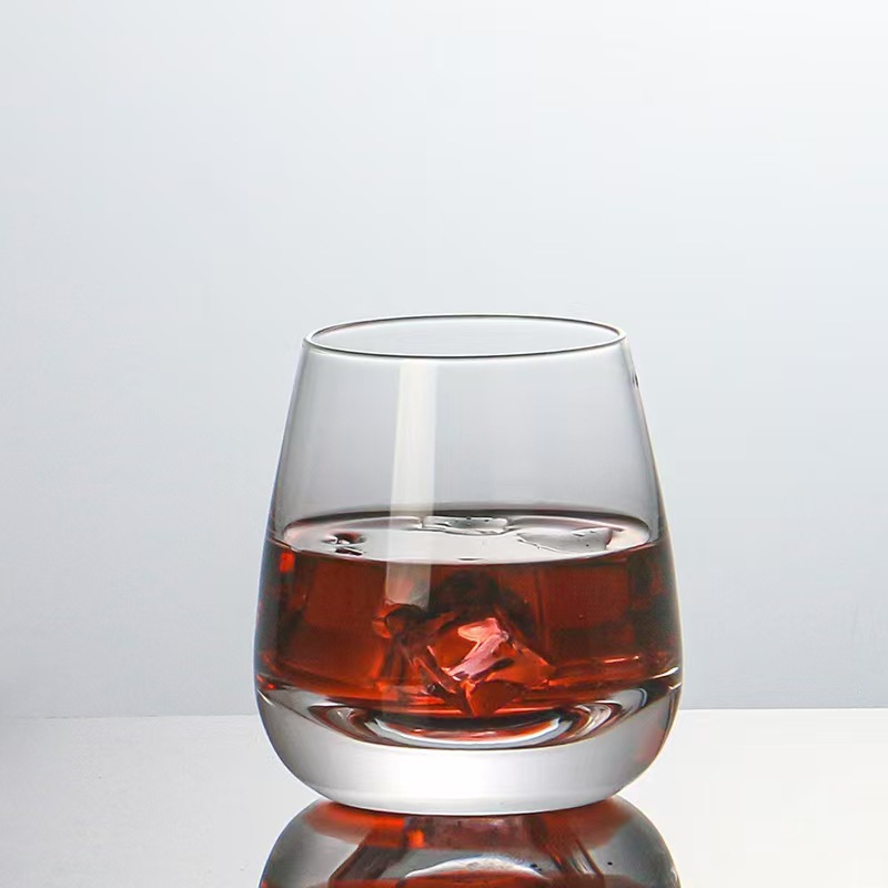 Vaso mojito de cristal Vaso de cóctel Vaso de cerveza de whisky Vaso de vidrio de jugo Vaso de fondo grueso exclusivo de bar