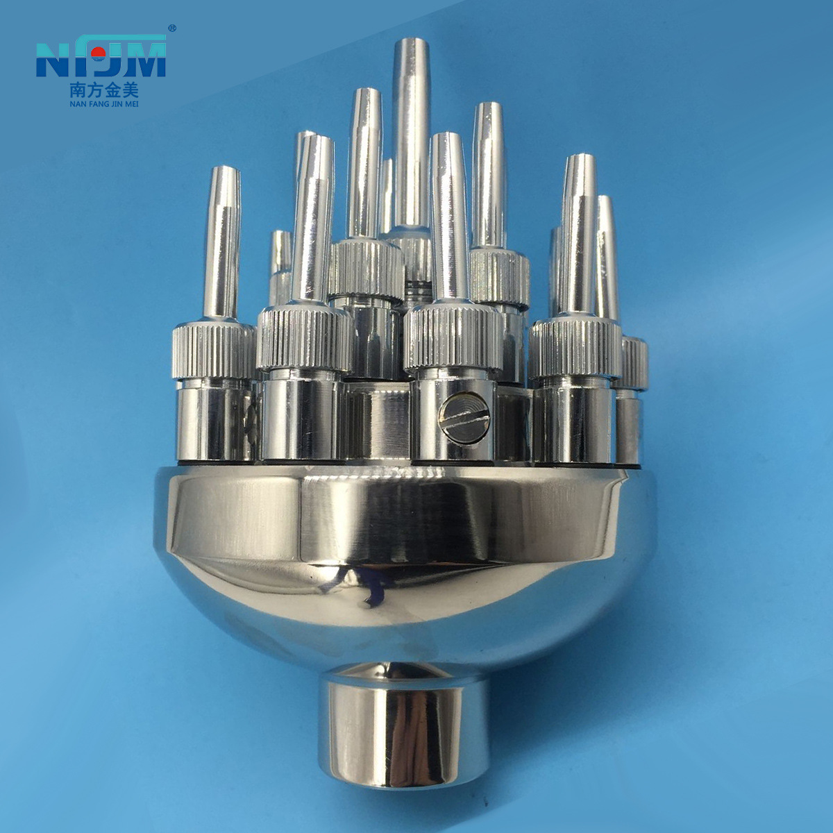 三层花喷头水景景观喷头304不锈钢1寸可调花喷头喷泉喷头园艺园林