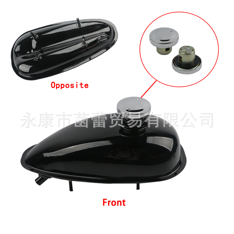 黑色汽油油箱