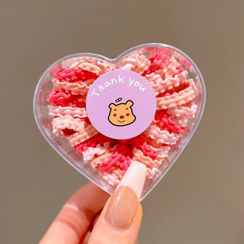 Cintas de goma de encaje de color para niños no dañan cabello niñas de alta elasticidad anillo de cabello tocado de bebé