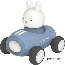 仿真大号惯性萌趣卡通动物汽车声光功能惯性车迷你儿童玩具车男孩