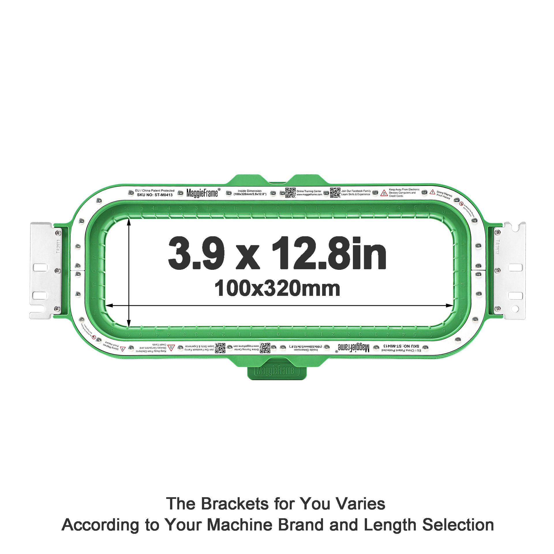 600mm-3.9×12.8 inch