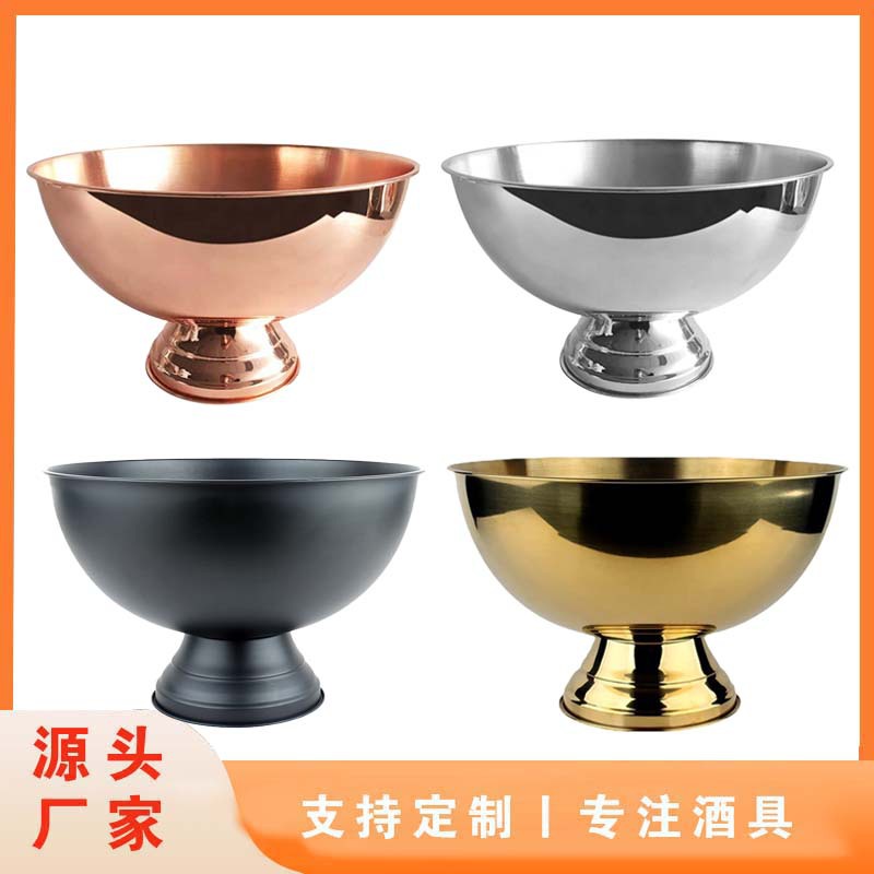 Cubeta de acero inoxidable 304, galvanizada, champán y vino, capacidad 12L