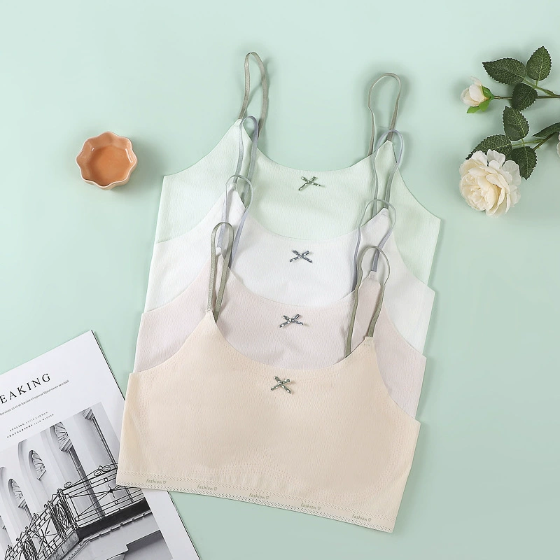 Tube top for elementary school students, underwear, vest, bra, protective underware, clips included