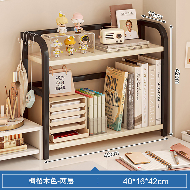 Estantería Escritorio Escritorio Escritorio Estante de almacenamiento Escritorio Oficina Dormitorio de estudiantes Libros Cosméticos Estante de acabado de hierro