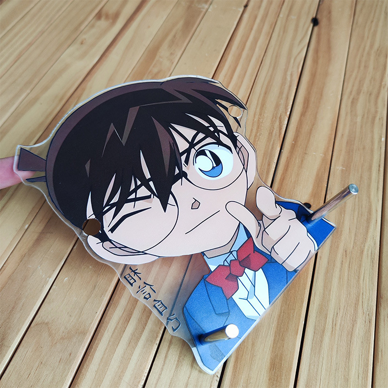 コナンメガネスタンド DIY 漫画スタンドホルダーハンガーラックアクリルメガネスタンド|undefined